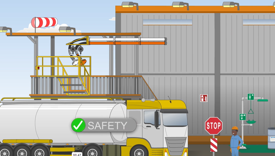 New video on safe unloading of MDI for the driving training program